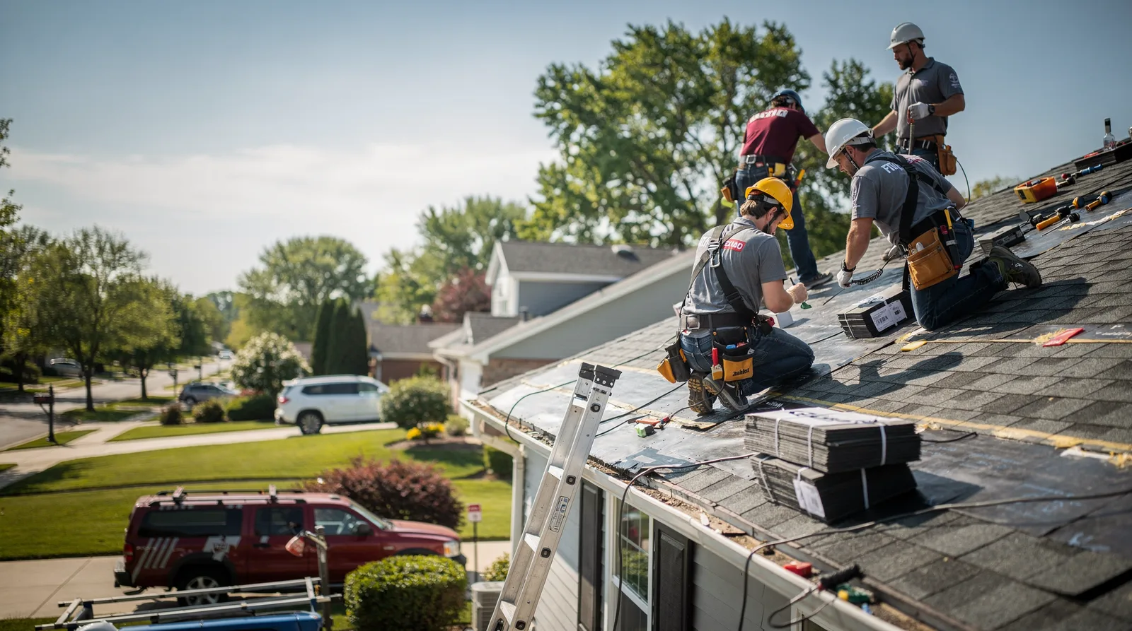 Roof Repair in Gurnee, IL around you